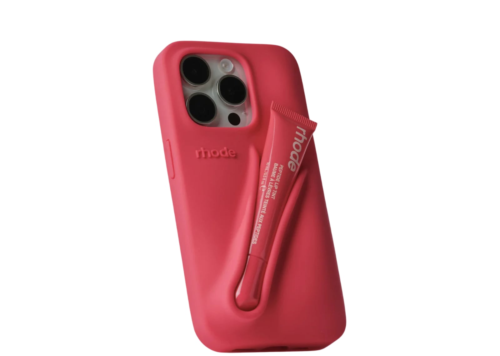 Rhode Lip Case Silicone i Phone Case Guava Spritz