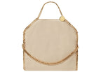 Stella Mc Cartney Falabella Fold-Over Tote Bag Clotted Cream