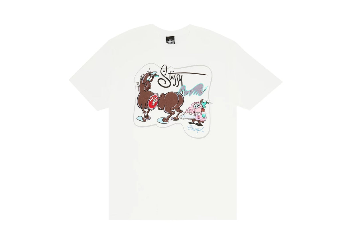 Stussy John K Horse Tee White