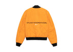 Stussy x Nike Reversible Varsity Jacket Medium Olive/Bright Mandarin