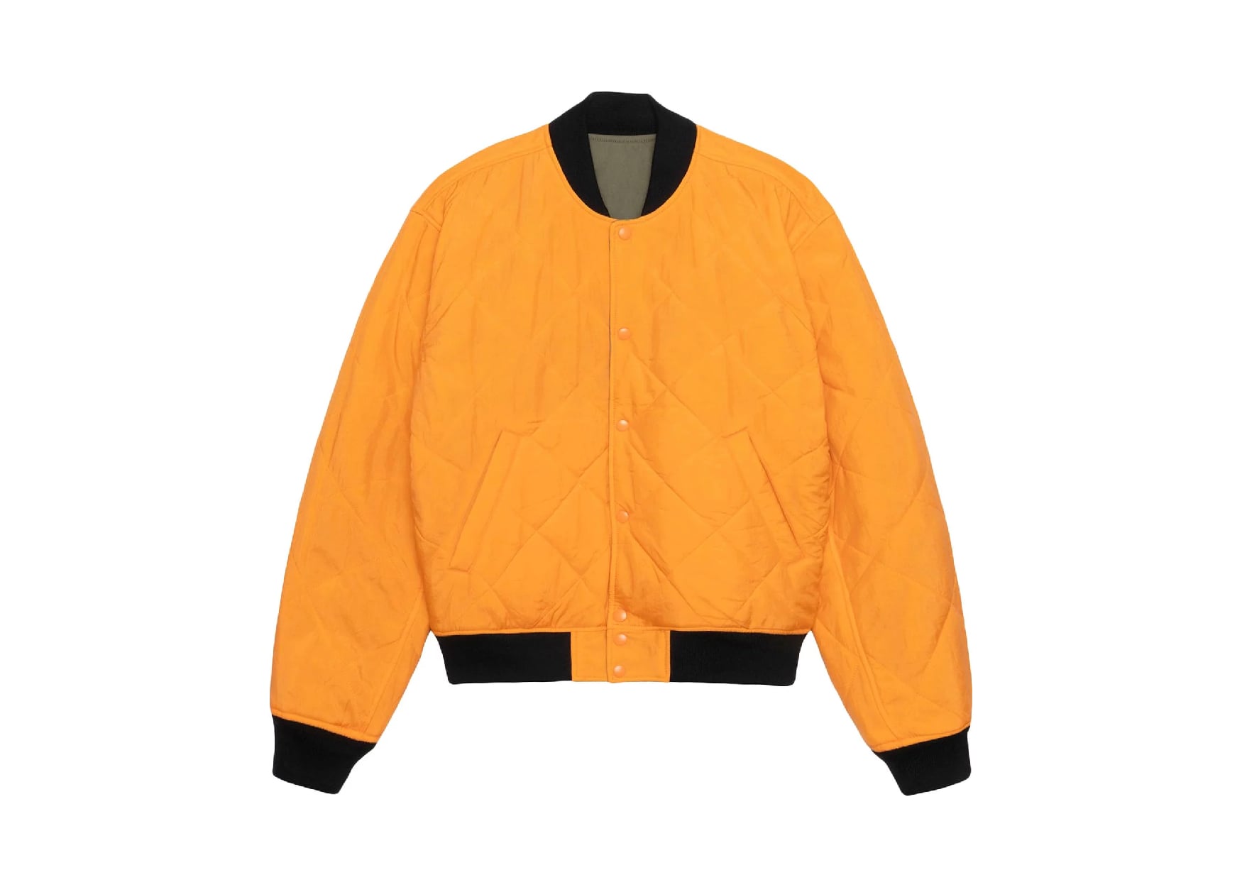 Stussy x Nike Reversible Varsity Jacket Medium Olive/Bright Mandarin