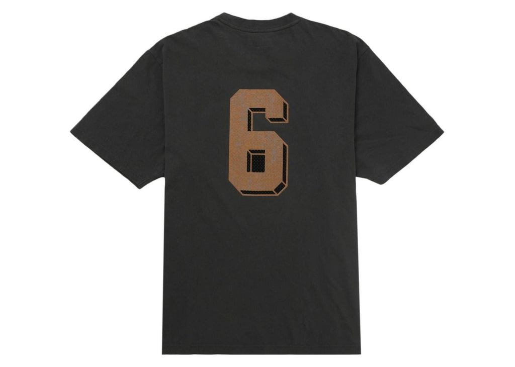 Supreme Flocked Washed S/S Top Black