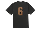 Supreme Flocked Washed S/S Top Black