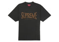 Supreme Flocked Washed S/S Top Black