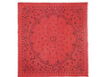 Kujten Extra Large Cashmere Bandana Effy Coral Red