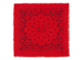 Kujten Small Cashmere Bandana Hachi Coral Red