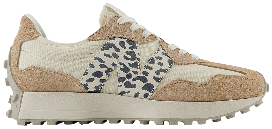 New Balance 327 Flat Taupe Linen Leopard (W)