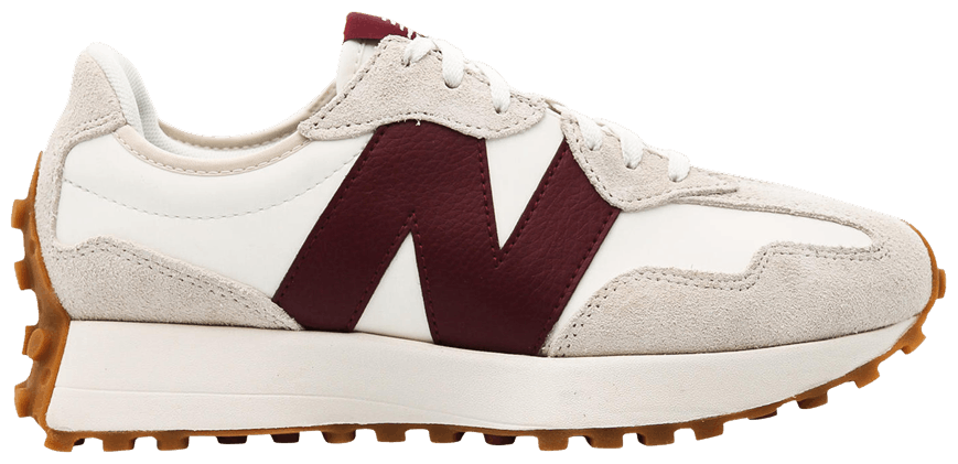 New Balance 327 White Dark Red (W)