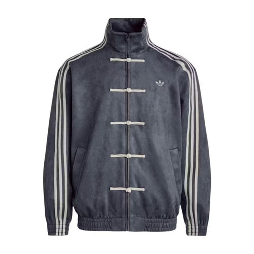 adidas CTT Chinese Track Top 3.1 Gender Neutral Jacket (Asia Sizing) Dark Grey