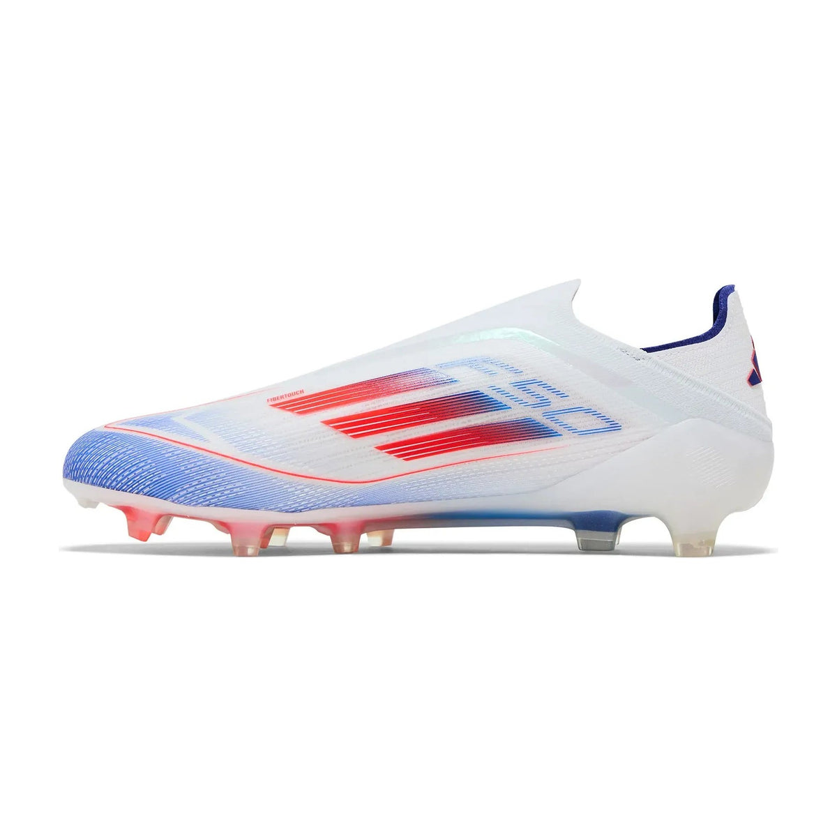 adidas F 50 Elite Laceless FG Cloud White Solar Red Lucid Blue