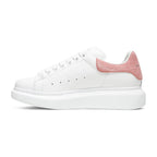 Alexander Mc Queen Oversized Pink Embossed Suede Croco (W)