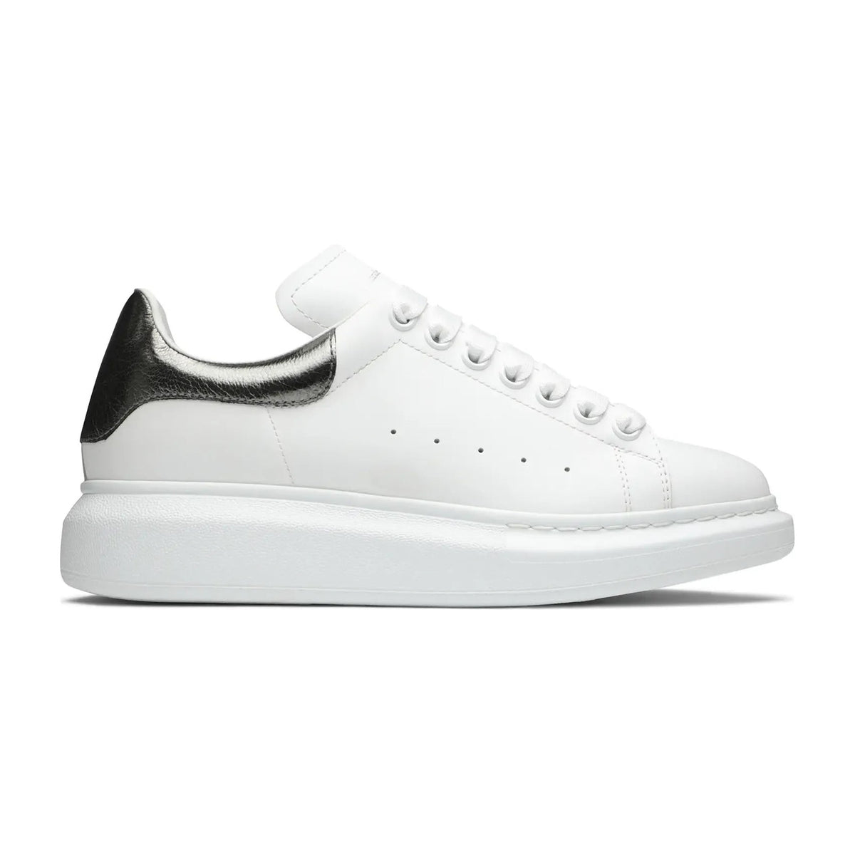 Alexander Mc Queen Oversized White Metallic