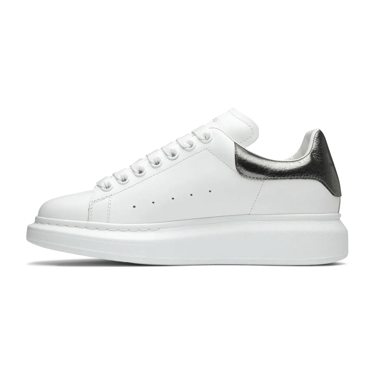 Alexander Mc Queen Oversized White Metallic