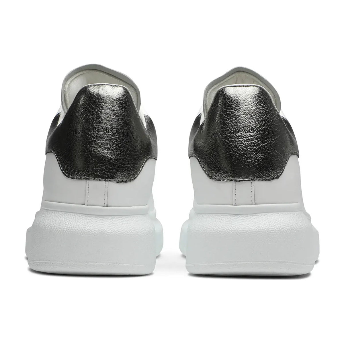 Alexander Mc Queen Oversized White Metallic