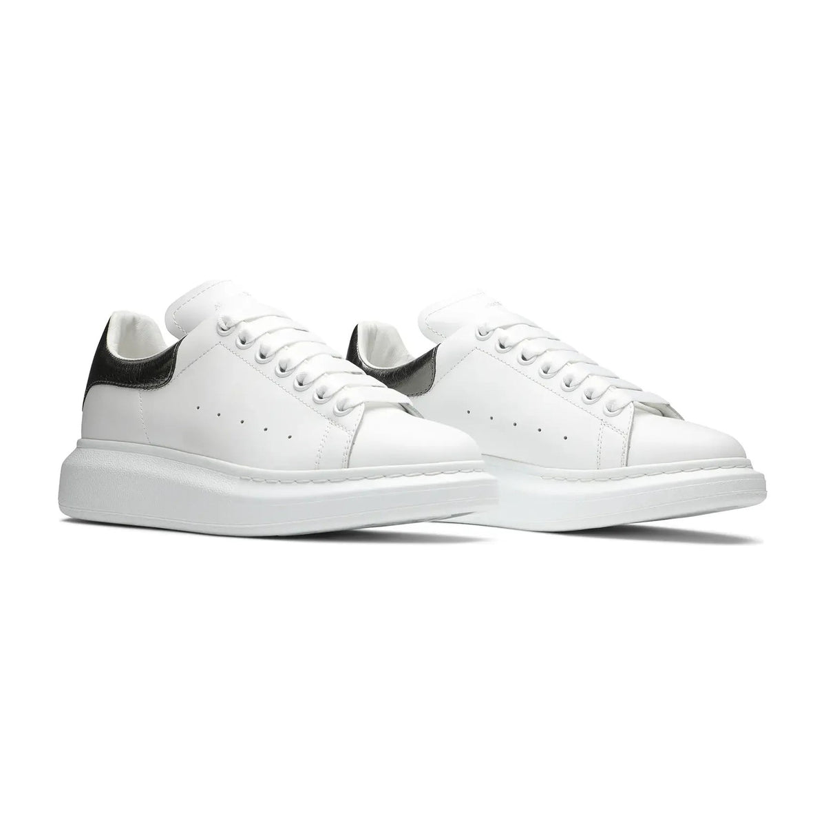 Alexander Mc Queen Oversized White Metallic