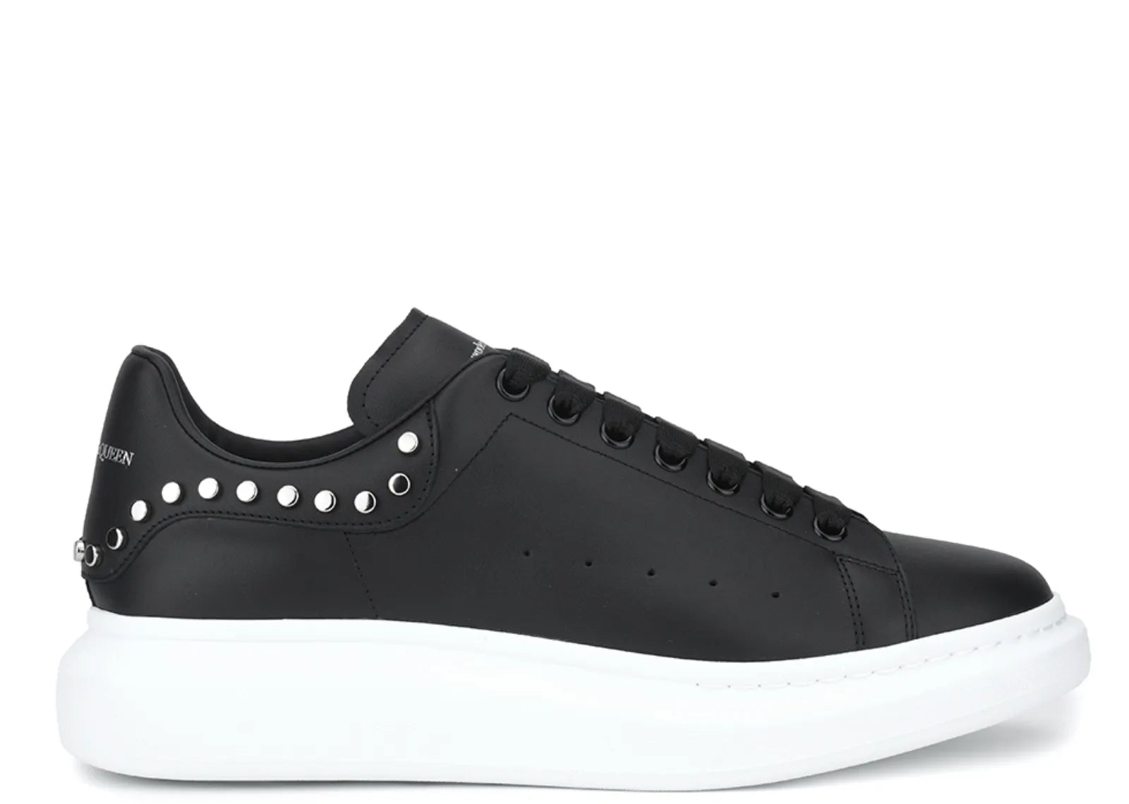 Alexander Mc Queen Oversized Black Silver Stud