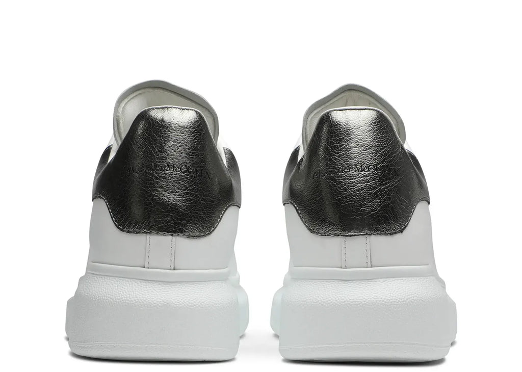 Alexander Mc Queen Oversized White Metallic