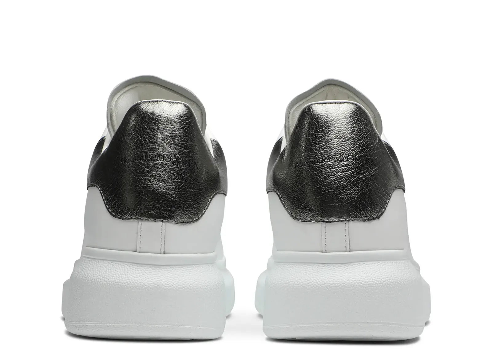 Alexander Mc Queen Oversized White Metallic