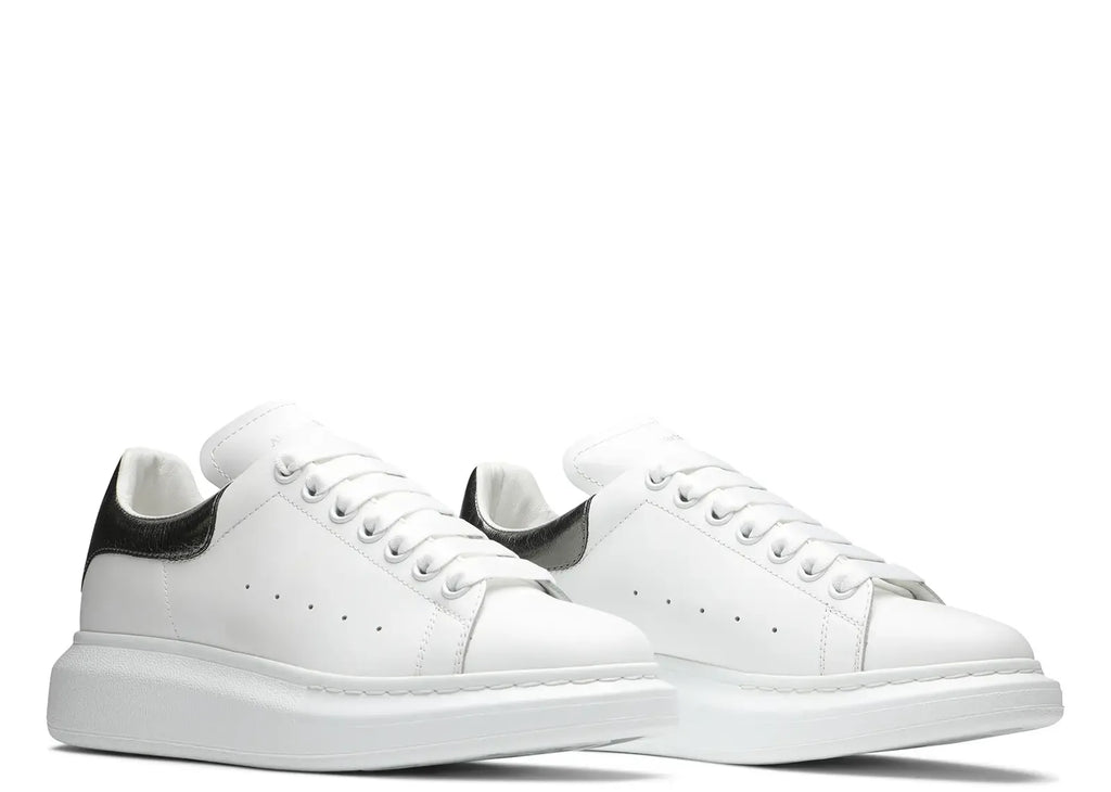 Alexander Mc Queen Oversized White Metallic