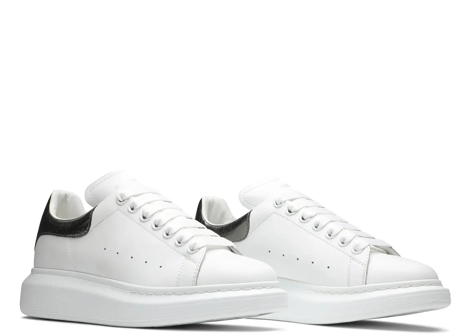 Alexander Mc Queen Oversized White Metallic