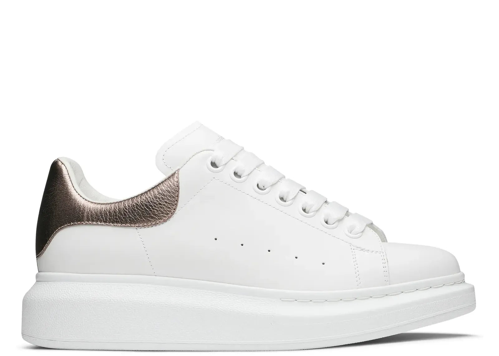 Alexander Mc Queen Oversized White Rose Gold (W)