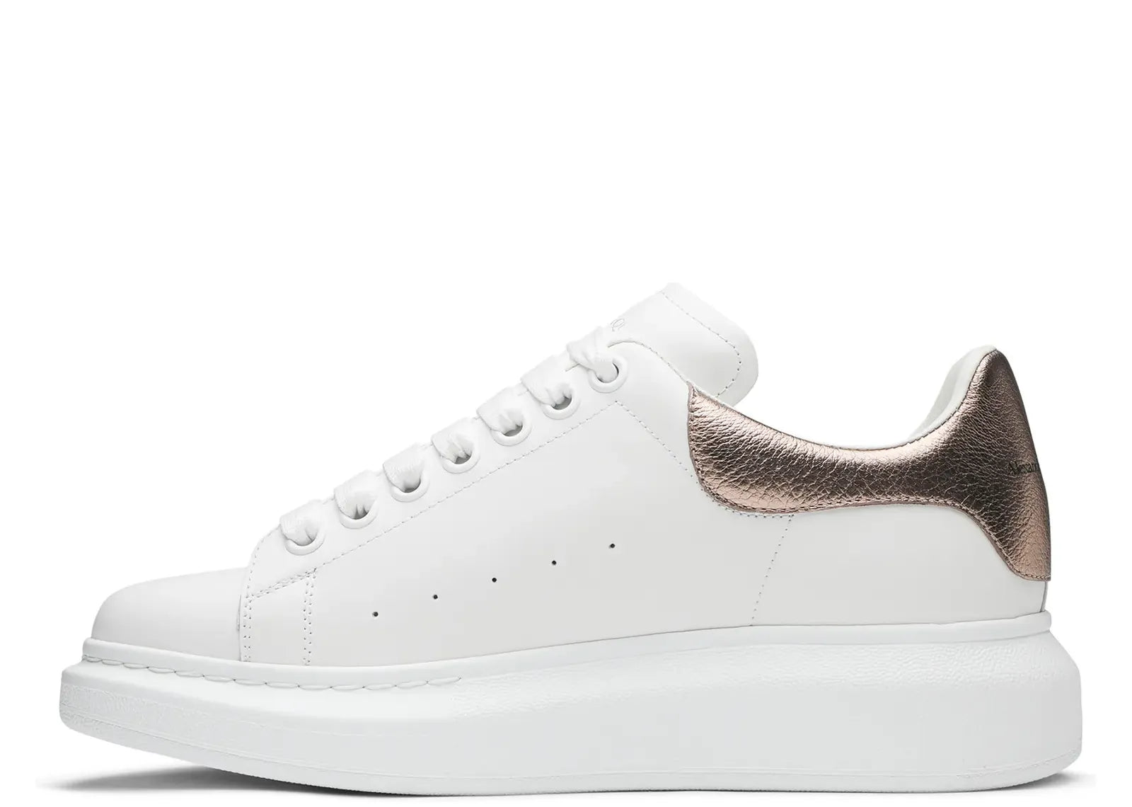 Alexander Mc Queen Oversized White Rose Gold (W)