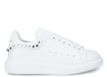 Alexander Mc Queen Oversized White Silver Stud