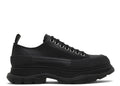 Alexander Mc Queen Tread Slick Low Lace Up Leather Triple Black