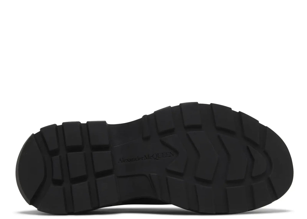 Alexander Mc Queen Tread Slick Low Lace Up Leather Triple Black