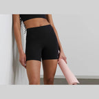 Alo Yoga Airbrush 5" Stretch Cycling Shorts Black
