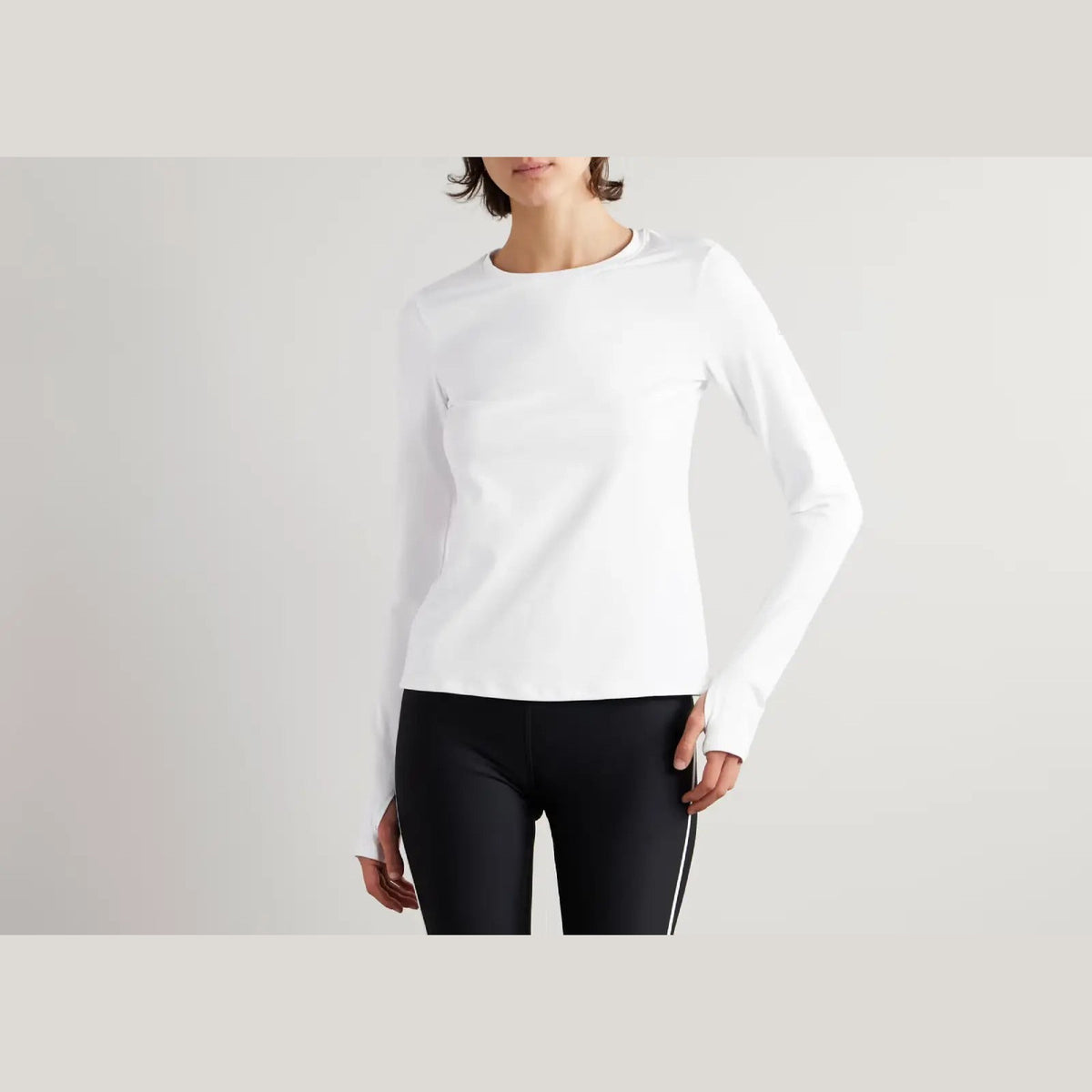 Alo Yoga Alosoft Finesse Long Sleeve White