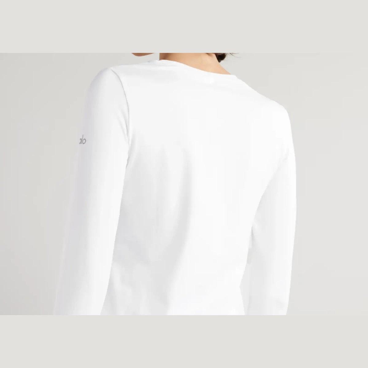 Alo Yoga Alosoft Finesse Long Sleeve White