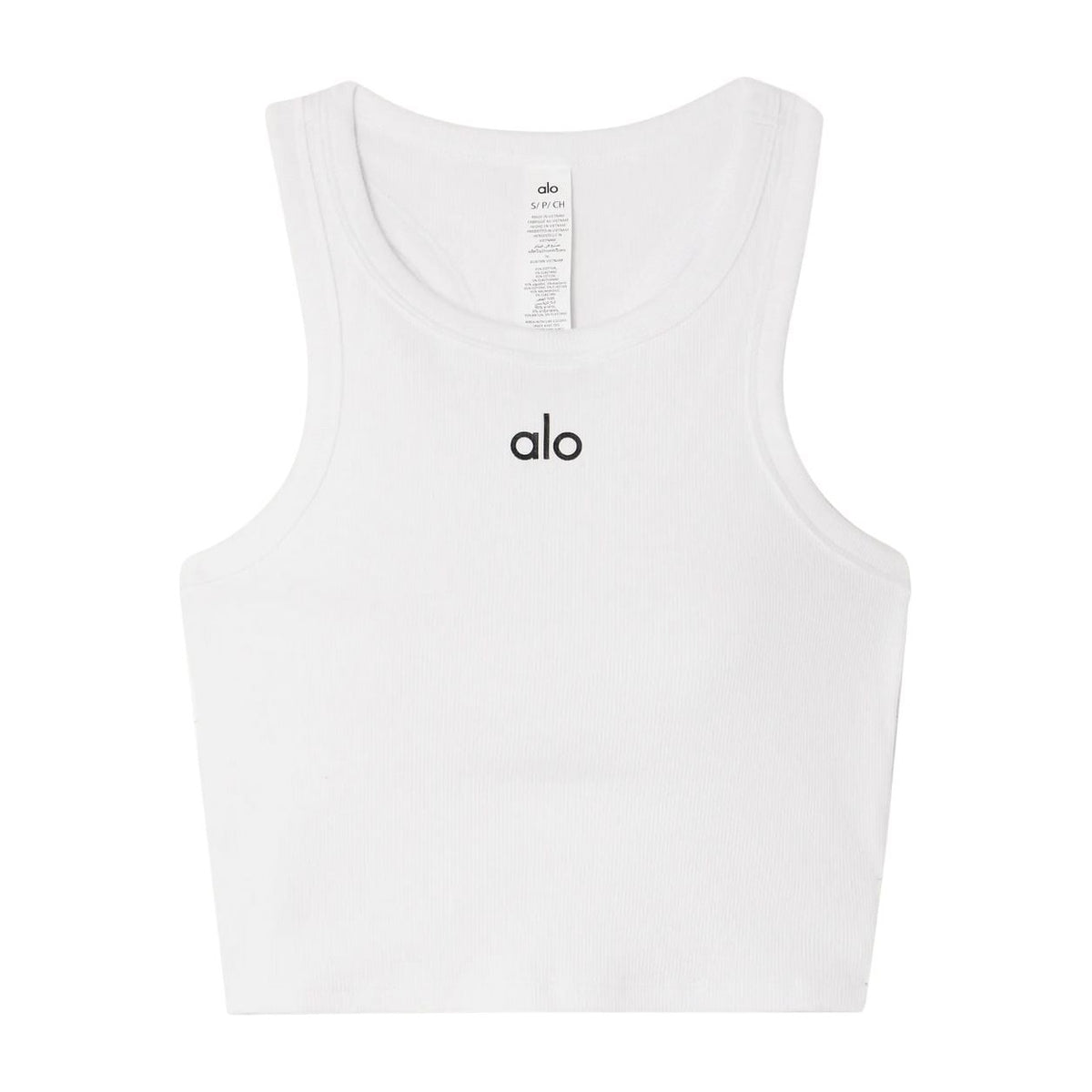 Alo Yoga Aspire Tank White Black