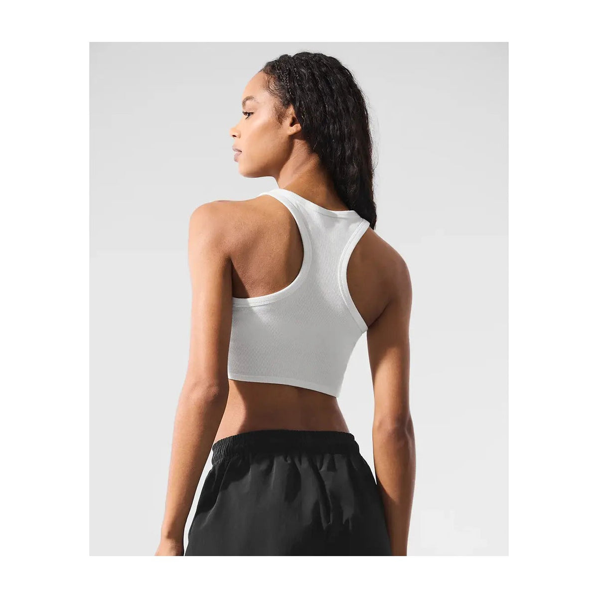 Alo Yoga Aspire Tank White Black