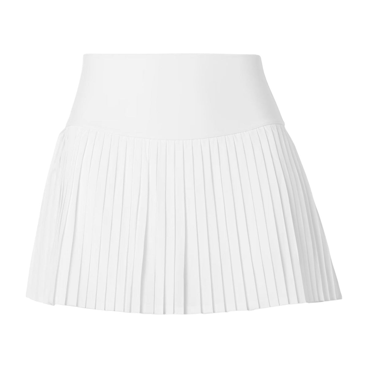 Alo Yoga Grand Slam Pleated Airlift Tennis Skirt White