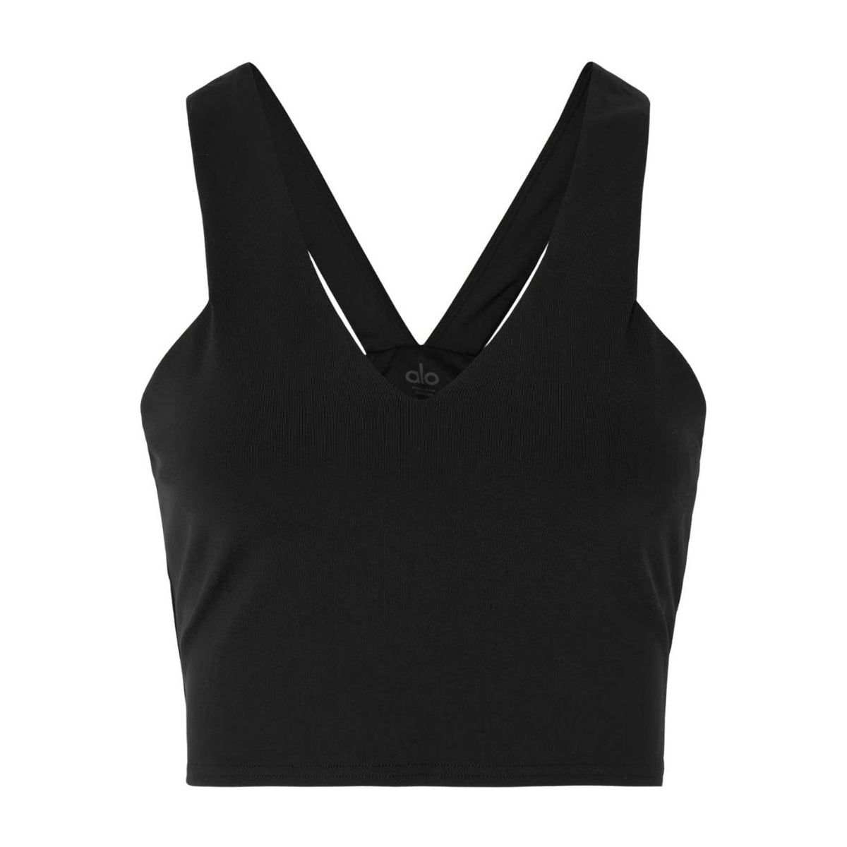 Alo Yoga Real Airbrush Sports Bra Black