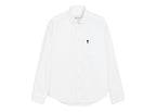 Ami Paris Ami De Coeur Boxy Cotton Shirt White