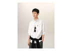 Ami Paris Ami De Coeur Boxy Cotton Shirt White
