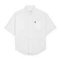 Ami Paris Ami De Coeur Boxy Embroidered Shirt White