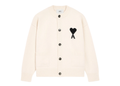 Ami Paris Ami De Coeur Cardigan White