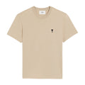 Ami Paris Ami De Coeur Classic Fit T-Shirt Beige