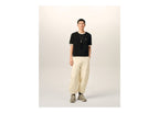Ami Paris Ami De Coeur Contrasted Cotton T-Shirt Black/Ivory