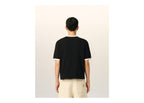 Ami Paris Ami De Coeur Contrasted Cotton T-Shirt Black/Ivory