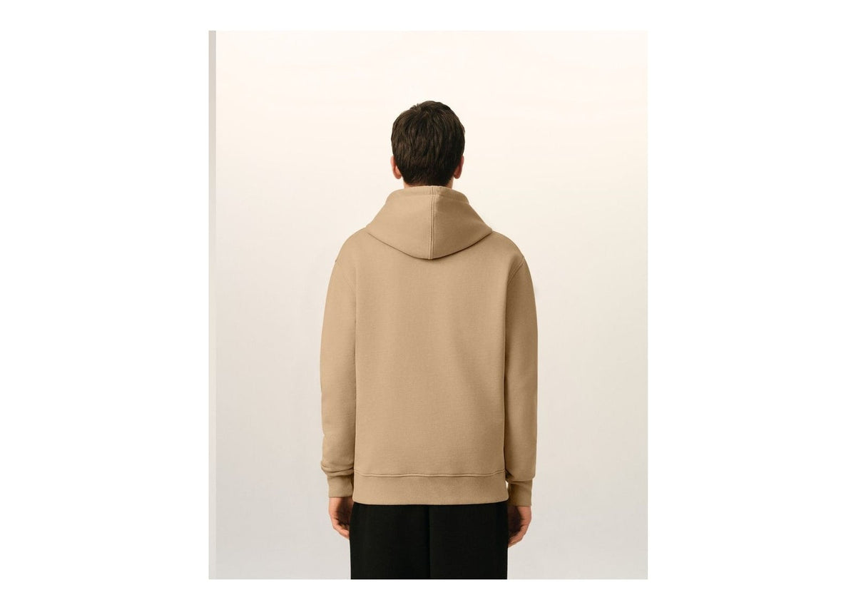 Ami Paris Ami De Coeur Cotton Hoodie Mastic Beige/Black