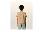 Ami Paris Ami De Coeur Cotton Polo Mastic Beige/Black (W)