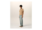 Ami Paris Ami De Coeur Cotton Polo Mastic Beige/Black (W)