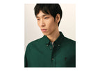 Ami Paris Ami De Coeur Cotton Shirt Bottle Green