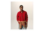 Ami Paris Ami De Coeur Cotton Shirt Ruby Red