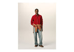 Ami Paris Ami De Coeur Cotton Shirt Ruby Red