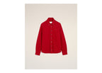 Ami Paris Ami De Coeur Cotton Shirt Ruby Red